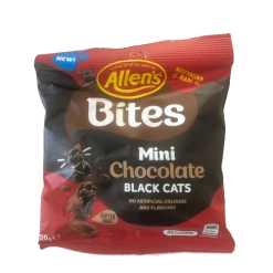 Allens Allen's Bites Mini Chocolate Black Cats 120g
