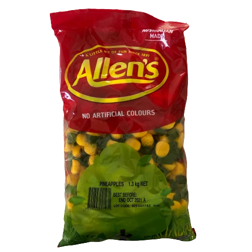 Allens Lollies Allen's Pineapples 1.3kg 3 Allens Lollies Allen's Pineapples 1.3kg