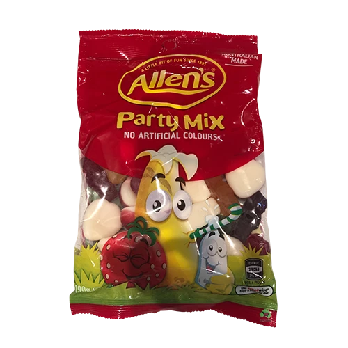 Allens Lollies Allen's Party Mix 190g 3 Allens Lollies Allen's Party Mix 190g