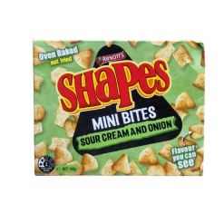 Arnotts Arnott's Shapes Mini Bites Sour Cream And Onion 140g