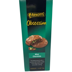 Arnotts Arnott's Obsession Mint Chocolate Biscuit 115g