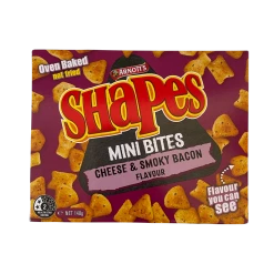 Arnotts Arnott's Shapes Cheese & Smoky Bacon 140g