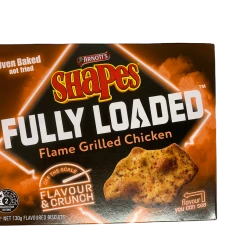 Arnotts Arnott's Shapes Fully Loaded Flame Grilled Chicken 130g