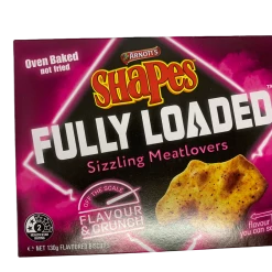 Arnotts Arnott's Shapes Fully Loaded Sizzling Meatlovers 130g