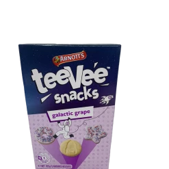Arnotts Arnott's TeeVee Snacks Galactic Grape 165g