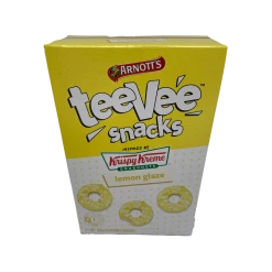 Arnotts Pantry Arnott's TeeVee Snacks Krispy Kreme Lemon Glaze 165g