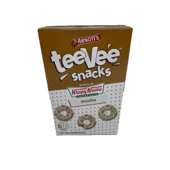 Arnotts Arnott's TeeVee Snacks Krispy Kreme Mocha 165g