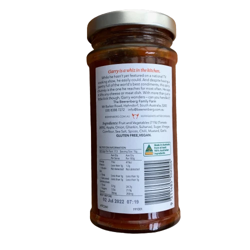 Beerenberg Hot Tomato Chutney 260g 4 Beerenberg Hot Tomato Chutney 260g