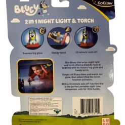 Treatsfromoz Bluey 2 In 1 Night Light & Torch