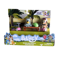 Treatsfromoz Bluey - Bluey & Bingo's Scooter Fun