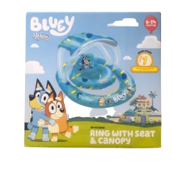 Treatsfromoz Bluey Ring With Seat & Canopy - USA Stock