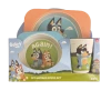 Treatsfromoz On Hand In USA Bluey 3pc Bamboo Mealtime Set - USA Stock