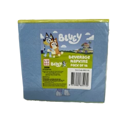 Treats From Oz Bluey Beverage Napkins (16 Pack)