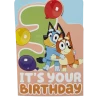 Treatsfromoz Bluey Greeting Card - 3rd Birthday