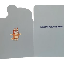 Treatsfromoz Bluey Greeting Card - 3rd Birthday