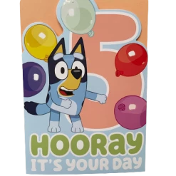 Treatsfromoz Bluey Greeting Card - 5th Birthday