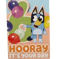 Treatsfromoz Bluey Greeting Card - 6th Birthday