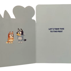 Treatsfromoz Bluey Greeting Card - 6th Birthday