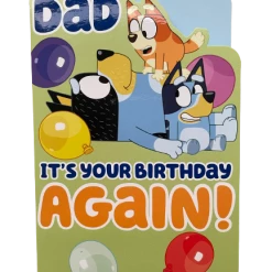 Treatsfromoz Bluey Greeting Card - Dad It's Your Birthday Again!