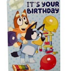 Treatsfromoz Bluey Greeting Card - It's Your Birthday Birthday