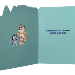 Treatsfromoz Bluey Greeting Card - Mum Let's Dance