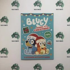 Treatsfromoz Bluey Hooray, It's Christmas! A Sticker Activity Book