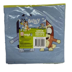 Treats From Oz Bluey Lunch Napkins (16 Pack)