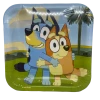 Treats From Oz Bluey Square Paper Plate 23cm (8 Pack)