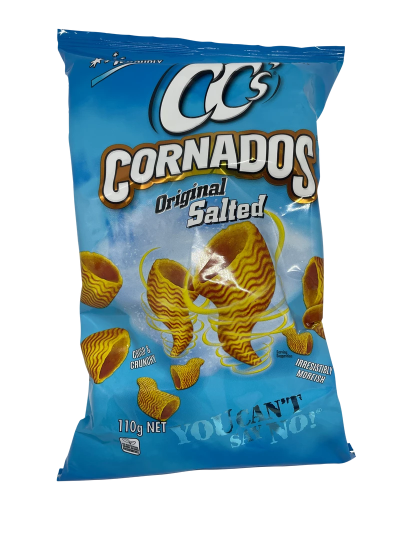 CCs Cc's Cornados Original Salted 110g Chips 3 CCs Cc's Cornados Original Salted 110g Chips