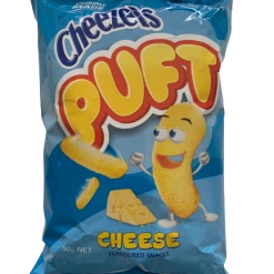 Treatsfromoz Chips Cheezels Puft Cheese Flavoured Snacks 90g