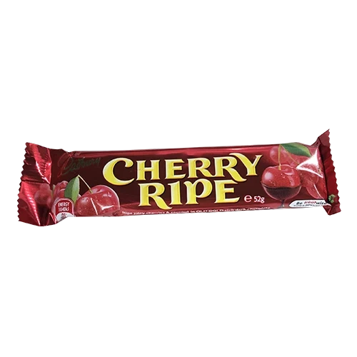 Cadbury Cherry Ripe 52g Bar Chocolate 3 Cadbury Cherry Ripe 52g Bar Chocolate