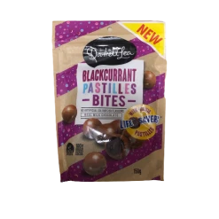 Chocolate Darrell Lea Blackcurrant Pastilles Bites 150g