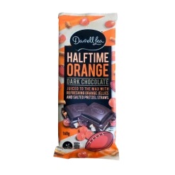 Darrell Lea Halftime Orange 160g Chocolate