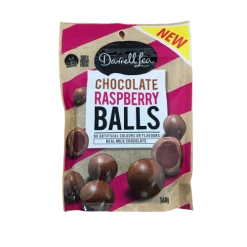 Chocolate Darrell Lea Raspberry Liquorice Balls 160g