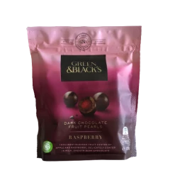 Green & Blacks Green & Black's Dark Chocolate Fruit Pearls - Raspberry