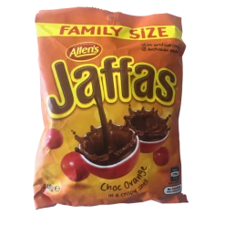 Treats From Oz Sales 13 Allens Allen's Jaffas Family Size 340g