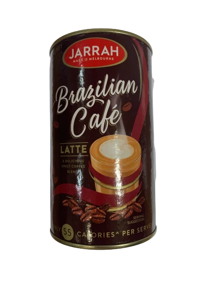 Coffee, Tea, Milo Jarrah Brazilian Cafe Latte 250g 3 Coffee, Tea, Milo Jarrah Brazilian Cafe Latte 250g