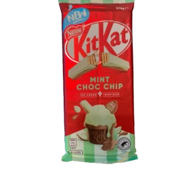 Chocolate Nestle Kit Kat Mint Choc Chip Block 170g