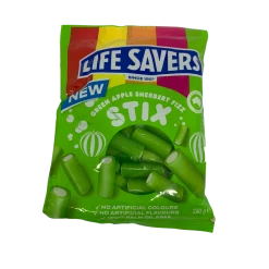 Mars Life Savers Stix Sherbert Fizz Green Apple 220g Pantry