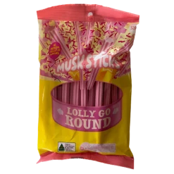 Lollies Lollie Go Round Musk Sticks 320g
