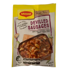 Maggi Devilled Sausages