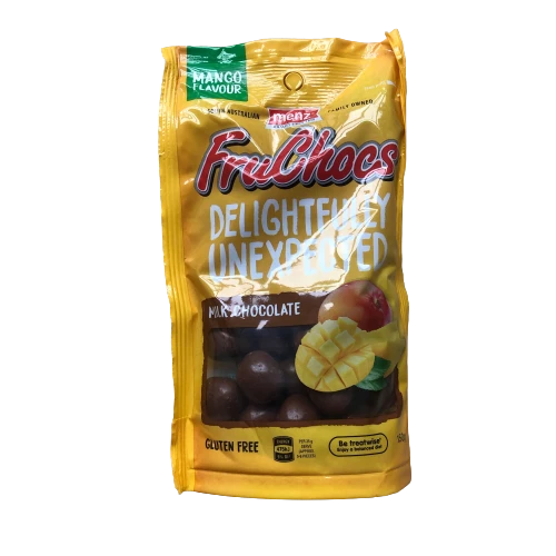 Milk Chocolate Mango Flavour Fruchocs 150g 3 Milk Chocolate Mango Flavour Fruchocs 150g