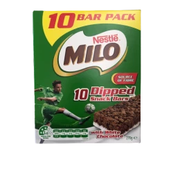 Nestle Milo - Dipped Snack Bars With White Chocolate - 10 Bars