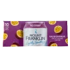 Mount Franklin Lightly Sparkling Passionfruit 375ml X10 Pack Drinks