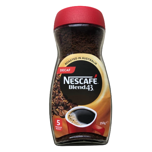Coffee, Tea, Milo Nescafe Blend 43 DECAF 250gm 3 Coffee, Tea, Milo Nescafe Blend 43 DECAF 250gm