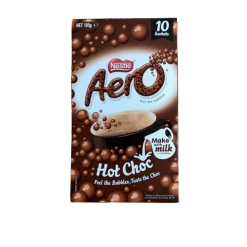Nestle Aero Hot Chocolate 10 Sachets 185g