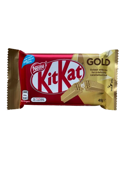 Chocolate Nestle Kit Kat Gold 45g 3 Chocolate Nestle Kit Kat Gold 45g