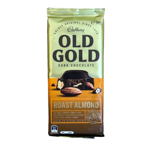 Cadbury Old Gold Roast Almond 180g Chocolate 3 Cadbury Old Gold Roast Almond 180g Chocolate