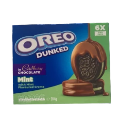 Mondelez Chocolate Oreo Cadbury Dunked Mint Flavoured Creme 204g