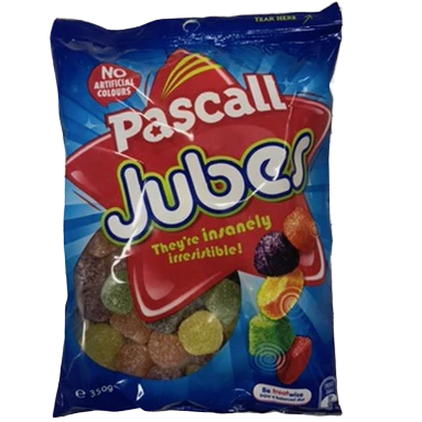 Lollies Pascall Jubes 350g 3 Lollies Pascall Jubes 350g